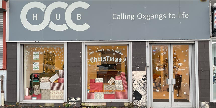Oxgangs hub shopfront